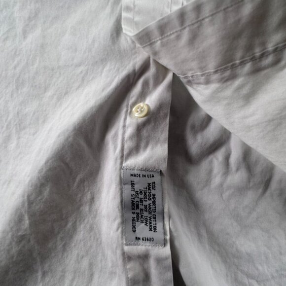 Gitman Bros For Franco’s VA Long Sleeve Button Up Shirt Men’s White TTX 15.5 35 - Picture 12 of 15